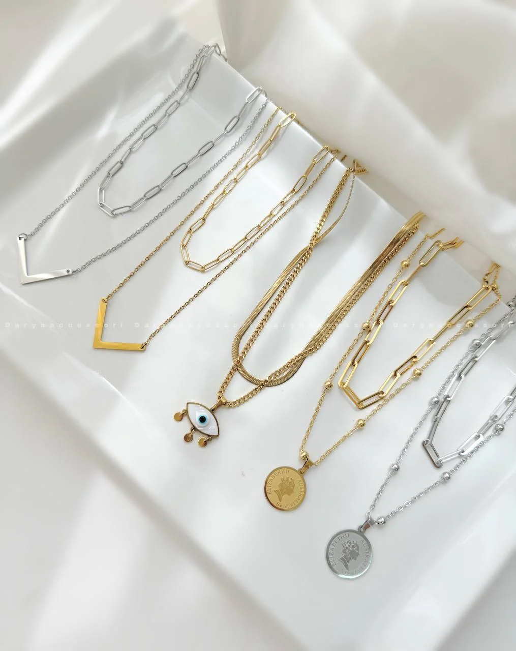 IMG_5738 گردنبند دولاین - کد 2033 - Image 1