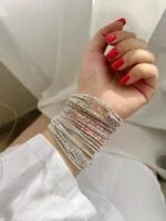 دستبند کشی نگینی - کد 2029 - Image 6