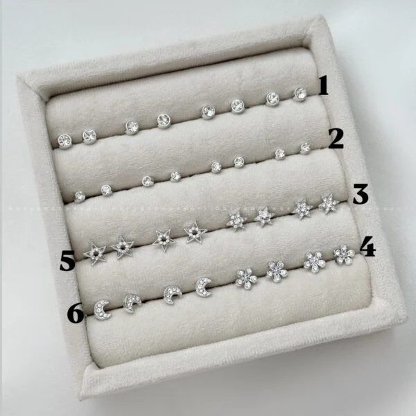 گوشواره ضد حساسیت - کد 2081