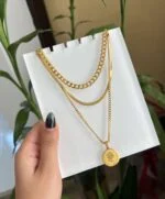 گردنبند سه لاین الیزابت - کد 2101 - Image 2