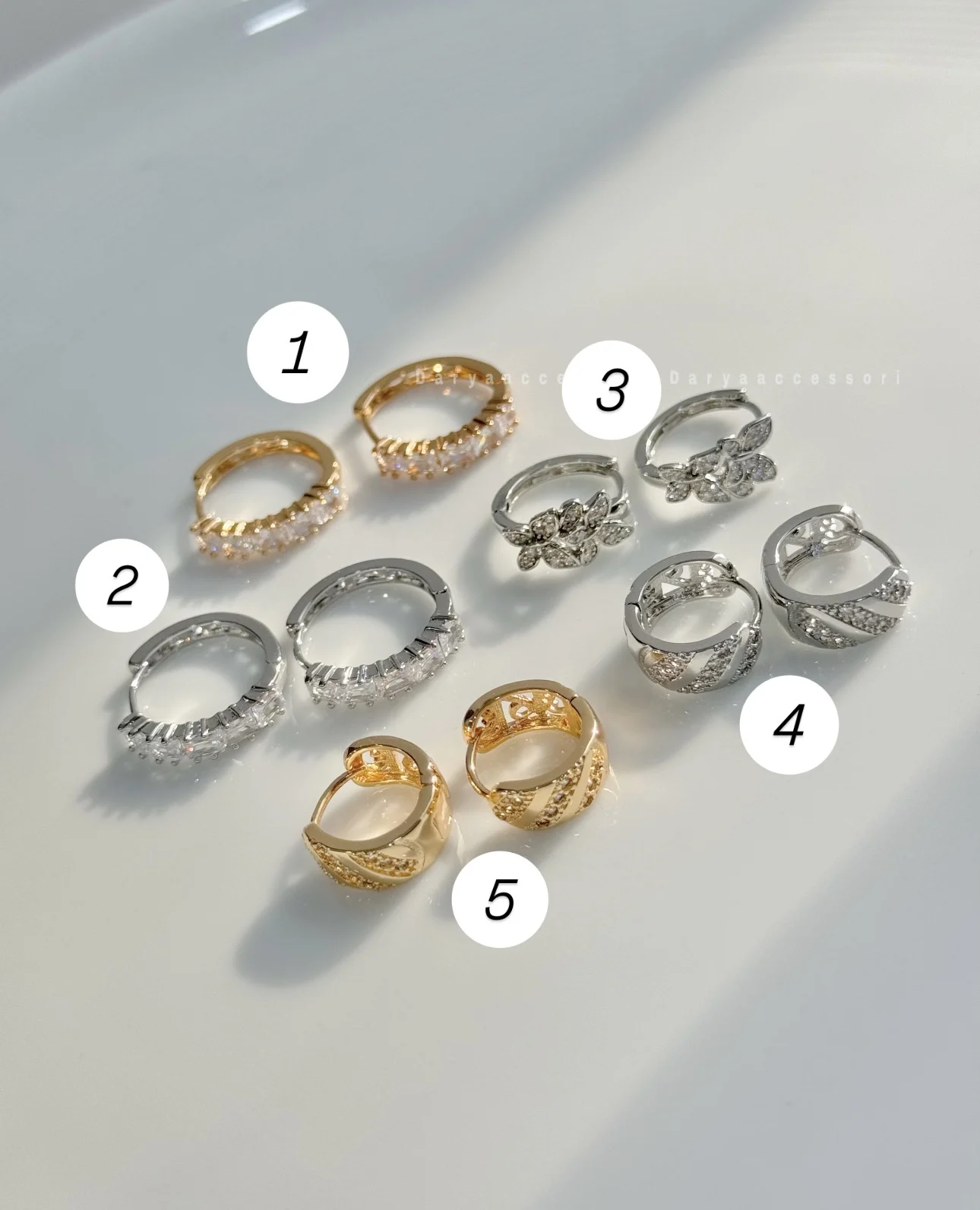 5E6A178E-C485-4138-9C10-26F7F71242F3 گوشواره حلقه ای -2154 - Image 1