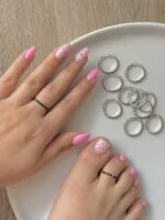 انگشتر نگینی کشی - کد 2178 - Image 6