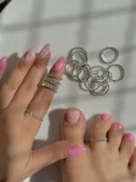 انگشتر نگینی کشی - کد 2178 - Image 4