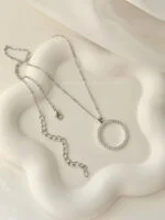 گردنبند دایره - کد 2185 - Image 3