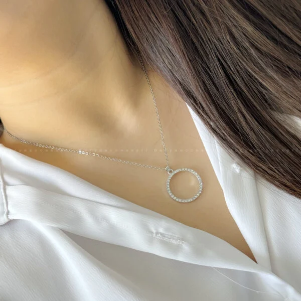 گردنبند دایره - کد 2185