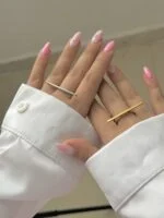 انگشتر خطی -کد  2181