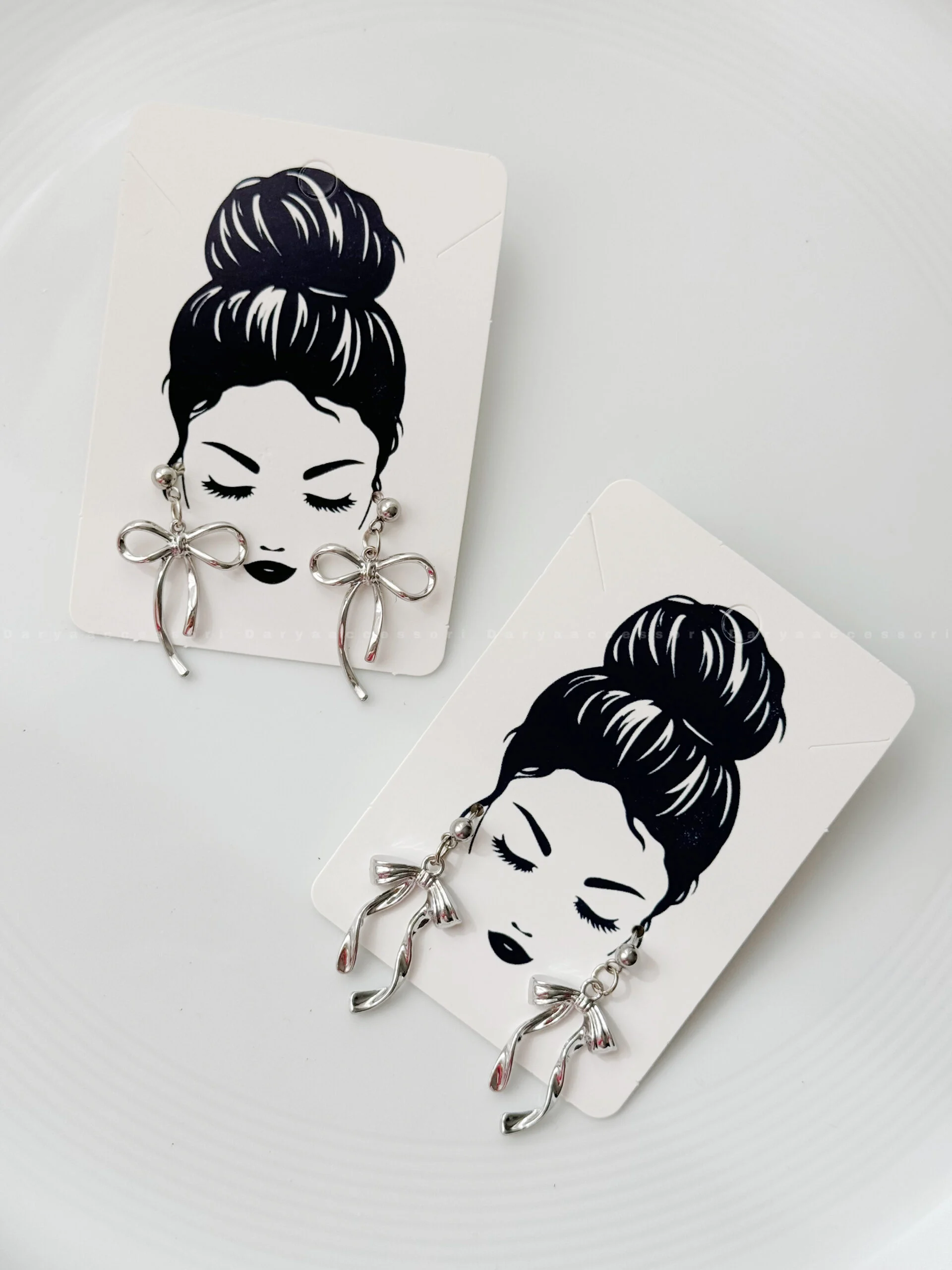 2784C80D-0651-4B46-B9CC-62CB2657A039 گوشواره پاپیون - کد 2218 - Image 1