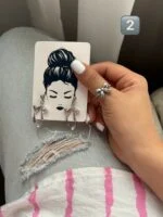 گوشواره پاپیون - کد 2218 - Image 3