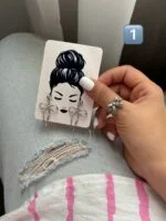 گوشواره پاپیون - کد 2218 - Image 2