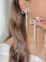 گوشواره-پاپیون-نگینی2227 - Image 3