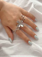 انگشتر-نقره-ای2230 - Image 3