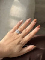 انگشتر حلقه و پشت حلقه 2311 - Image 3