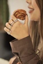 انگشتر حلقه و پشت حلقه 2311 - Image 6