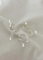 انگشتر ابکاری نقره شکاری 1280 - Image 3