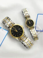 ساعت کاسیو دو رنگ صفحه مشکی 2344 - Image 2