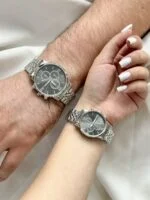 ساعت سیتیزن تمام سیلور صفحه مشکی 2350 - Image 2