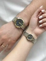 ساعت کاسیو دو رنگ صفحه مشکی 2344 - Image 3