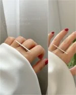 انگشتر استیل نقره ای 2323 - Image 6