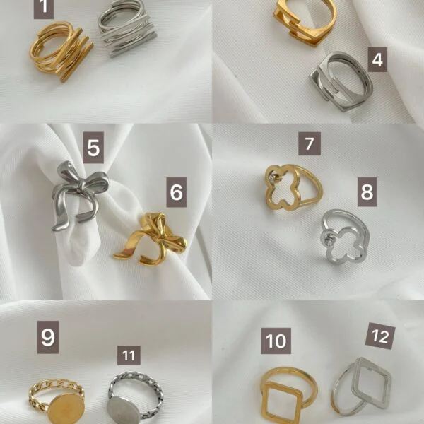 انگشتر استیل 2361