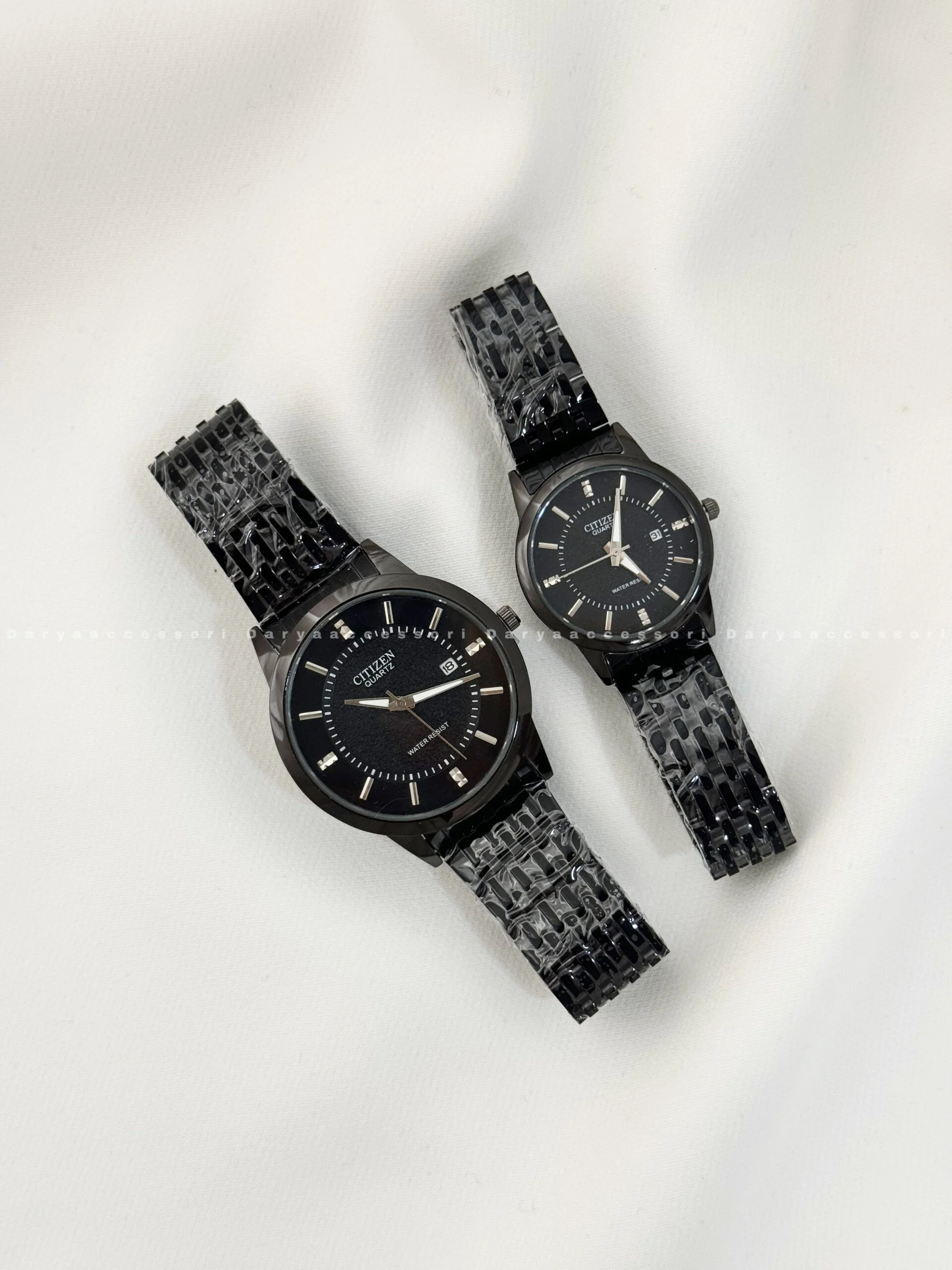 572F1C43-0D6B-490E-B282-7B311B33D28E ساعت سیتیزن نیو ,تمام مشکی 2375 - Image 1