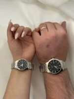 ساعت سیتیزن نیو، نقره ای صفحه مشکی 2374 - Image 2