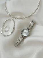 ساعت نایدو نقره ای دخترونه 2383