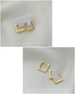 گوشواره استیل مربع 2398 - Image 3
