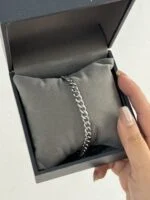 دستبند کارتیر نقره ای(جشنواره ای) 2426 - Image 2