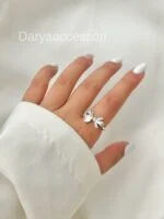 انگشتر جواهری نگینی 2465 - Image 5