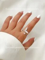 انگشتر جواهری نگینی 2465 - Image 4